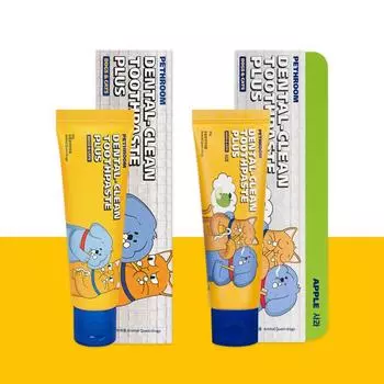 Зубная паста для собак и кошек с чисткой зубов и удалением неприятного запаха изо рта Apple scent