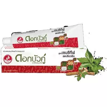 Зубная паста Dokbuaku Sensitive Herbal (Твин Лотос) 90г 90g