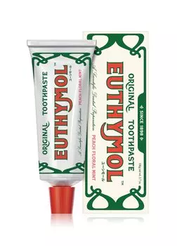 Зубная паста EUTHYMOL с ароматом персика и цветка 106 г. Бренд зубной пасты, любимый в Великобритании.