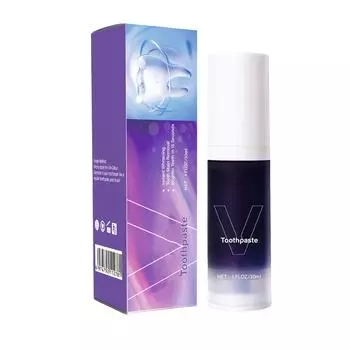 Зубная паста Фиолетовая зубная паста Копченые зубы Осветляющая зубная паста One Size