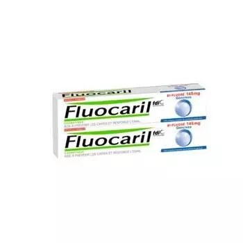 Зубная паста Fluocaril Gum Bifluoride 145 мг Упаковка 2 x 75 мл
