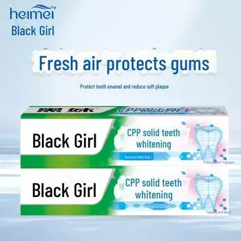 Зубная паста Heimei CPP Solid Tooth Calcium, 105 г — со вкусом мяты для профилактики кариеса, отбеливания и освежения зубов, подходит для домашнего использования мужчинами и женщинами.