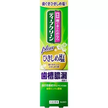 Зубная паста KAO Deep Clean Medicated - Hikishime-Salt 100 г (Квази-лекарство) Заболевания пародонта Нанесите необходимое количество на зубную щетку и очистите т