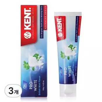 Зубная паста Kent Prowhite, 120 г, 3 шт.