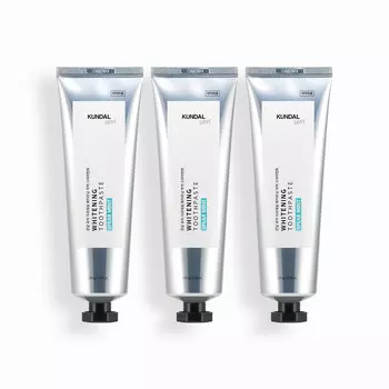 Зубная паста Kundal Pure Refreshing Toothpaste, набор из 3-х частей, мята, 150 г, корейская косметика с приятным ароматом