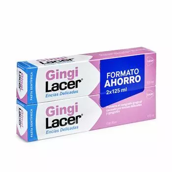 Зубная паста Lacer Gingi Sensitive Gums 2 x 125 мл (2 комнаты)
