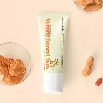 Зубная паста Laughing Charlie Yummy Dental Jam Dog со вкусом арахисового масла, корейский шампунь для домашних животных