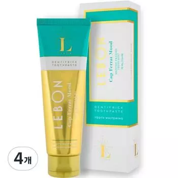 Зубная паста Le Bon Whitening Cappera Mood, 75 г, 4 шт.