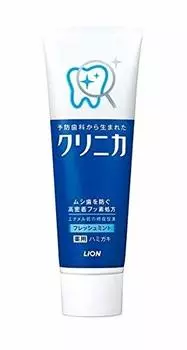 Зубная паста Lion Clinica Mild Mint Vertical Type 130 г Освежающий вкус Профилактика x 60 шт. Набор Свежая мята (Зубная паста для лечения кариеса) (4903301205647)