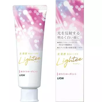 Зубная паста Lion Lightee с ароматом розы и мяты 100 г