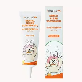 Зубная паста Lispet Lab Dog Cat Dental Clean Enzyme, 40г, 1 шт, корейский шампунь для домашних животных