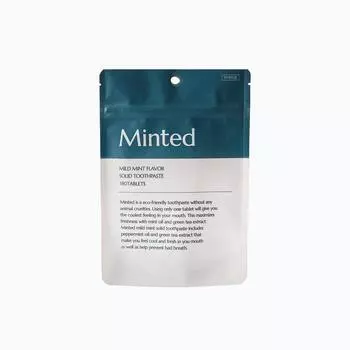 Зубная паста Minted Mild Mint Flavor, 180 сменных таблеток (1~4п) 1p
