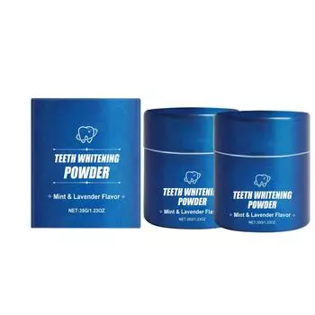 Зубная паста отбеливающий порошок. Отбеливающий порошок. Порошковый отбеливатель зубов. Добавляет отбеливающий эффект любой зубной пасте 35 г One Size