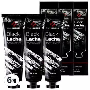 Зубная паста Paul Madison Black Ratcha, 110г, 6 шт.