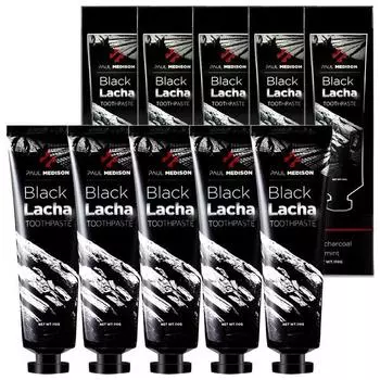 Зубная паста Paul Madison Black Ratcha с углем, 110г, 5 шт.