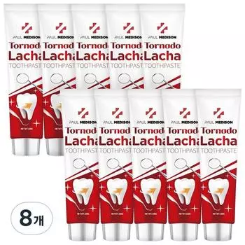 Зубная паста Paul Madison Tornado Racha, набор из 5 шт., 100 г, 8 шт.