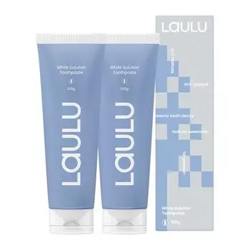 Зубная паста Raulu White Solution, 100г, 2 шт.