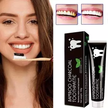 Зубная паста с активированным углем и кокосовым маслом удаляет пятна и освежает дыхание с помощью натуральных ингредиентов