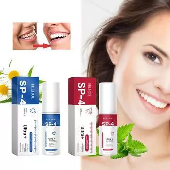 Зубная паста с пробиотиком, натуральный отбеливатель для зубов SP-4, отбеливающая зубная паста для удаления пятен, отбеливающая зубная паста SP-4, зубная паста «Свежее дыхание», 30 мл One Size