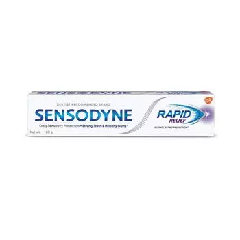 Зубная паста Сенсодин: мгновенный эффект (80 г), Sensodyne Toothpaste Rapid Relief, Glaxo Smith Kline 6.4375