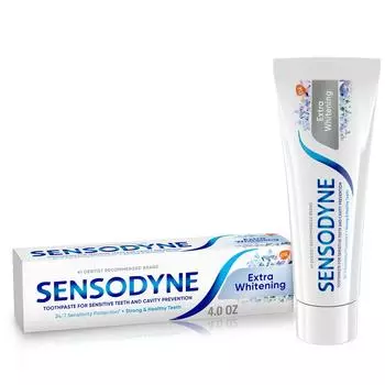 Зубная паста Sensodyne для чувствительных зубов и профилактики кариеса Экстра отбеливающая 120 мл (пункт)