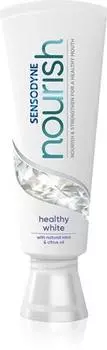 Зубная паста Sensodyne Nourish Healthy White с биоактивным фтором TU прозрачный
