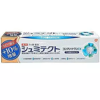 Зубная паста Shumitect Complete One EX Sensitivity Care, увеличенный набор из 2 шт. 99 г [квази-лекарство] (х 1)