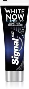 Зубная паста Signal White Now Men Super Pure для мужчин с отбеливающим эффектом TU прозрачный