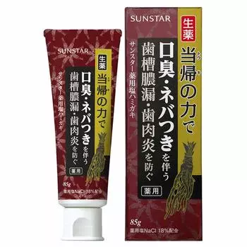 Зубная паста Sunstar Paste с лечебной солью 85 г x 4 шт. [Оптовая закупка] (квазилекарство)