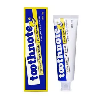 Зубная паста Tooth Note Therapy со вкусом базилика и лимона, 100г, 1 шт.