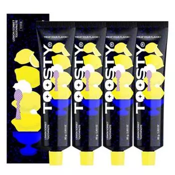 Зубная паста Toothy Lemon Sorbet, 80г, 4 шт.