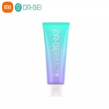 Зубная паста Xiaomi Dr.Bei 0+ из бамбукового волокна для щиколотки Активный биопептид подавляет рост бактерий без раздражения, стоматологический крем синий