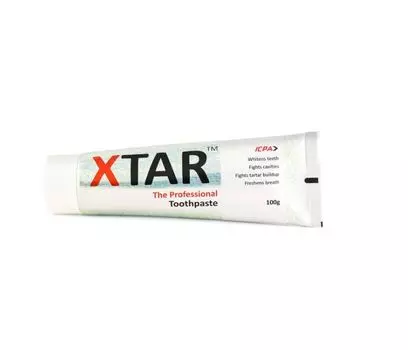 Зубная паста Xtar отбеливает зубы, освежает дыхание, борется с образованием зубного камня, 100 г