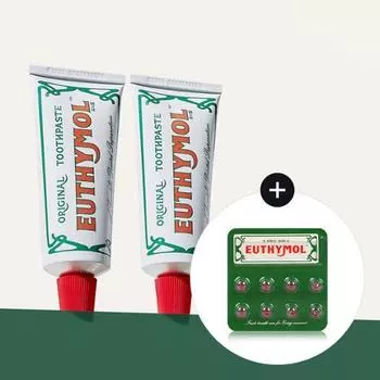 Зубная паста Yousi Mall 106 г Двойная акция (+ 8 дополнительных мятных шариков в подарок)