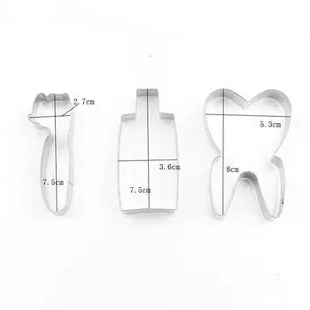 Зубная паста зубная щетка вырубной штамп нержавеющая сталь резаки для выпечки хлеба форма для выпечки помадки бисквит ремесло своими руками