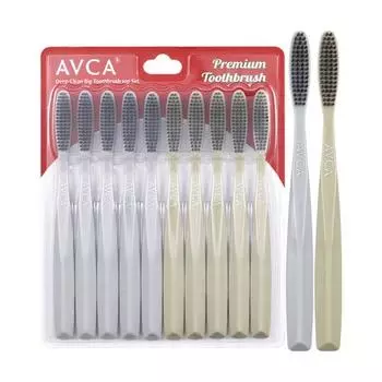 Зубная щетка Abka Deep Clean Elastic King с мягкой щетиной, 10 шт., корейская зубная щетка 1 шт., здоровье зубов