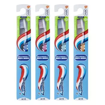 Зубная щетка Aquafresh Обычная 4 шт. нельзя выбрать (Нормальный) цвет