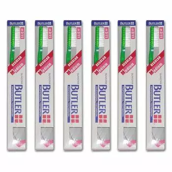 Зубная щетка Butler из 6 предметов — эксклюзивный продукт SUNSTAR BUTLER Toothbrush Dental #311 (Цвет тебя)