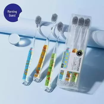 Зубная щетка Chenke Silver Ion Wide Head Toothbrush — мягкие, ультратонкие щетинки, кристальная ручка, упаковка из 3 штук для взрослых