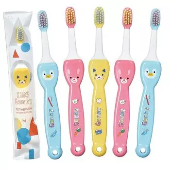Зубная щетка Ci Kids Gunny M Regular 12 штук в эксклюзивном стоматологическом продукте [Сделано в Японии]