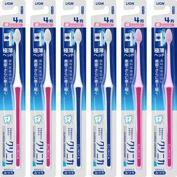 Зубная щетка Clinica Advantage 4 ряда, ультракомпактная, стандартный набор из 6 штук