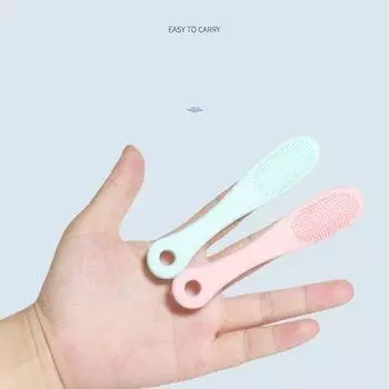 Зубная щетка для домашних животных 1 шт. для собак и кошек, мягкая резиновая щетка для чистки рта, черная щетка для чистки подбородка, принадлежности для ухода за зубами, для промывания носа зелёный