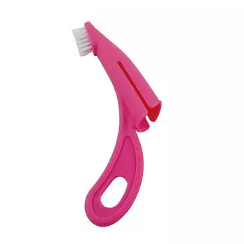 Зубная щетка для собак с нейлоновой щетиной, уход за полостью рта, набор для ухода за зубами и деснами для собак