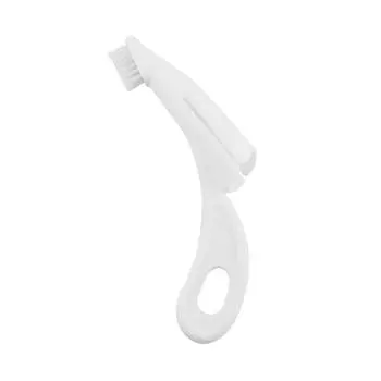 Зубная щетка для собак с нейлоновой щетиной, уход за полостью рта, набор для ухода за зубами и деснами для собак белый