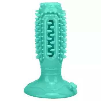 Зубная щетка для собак, зубная щетка для чистки полости рта, резиновая жевательная игрушка для собак, уход за зубами и полостью рта озеро синий