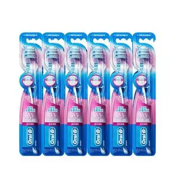 Зубная щетка для ухода за деснами с ультратонкой щетиной Oral-B, 1 упаковка, 6 шт. Корейская зубная щетка, здоровье зубов