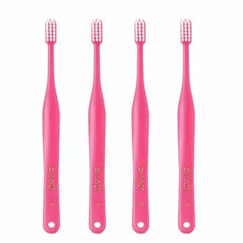 Зубная щетка для ухода за полостью рта Adult Tuft 20 S Vivid Pink [25 штук]