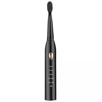 Зубная щетка для ухода за зубами, креативное отбеливание зубов, 5 водонепроницаемых частотных режимов, очиститель зубов чёрный