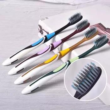 Зубная щетка для взрослых пар, высококачественная мягкая и жесткая зубная щетка, бамбуковый уголь, мягкая зубная щетка, упакованная для семейных путешествий, ручная зубная щетка hard brush