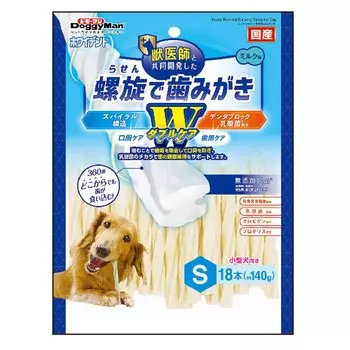 Зубная щетка Doggyman Whitedent Spiral W Care S 18 штук (приблизительно. 140г)